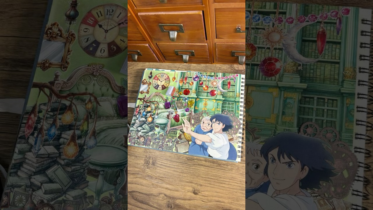 「ハウルの動く城」コラージュ🎨#collage #ghibliart #ハウルの動く城