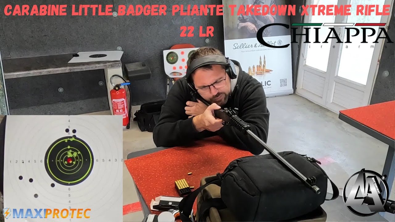 La plus petite carabine 22Lr de survie ! Little Badger takedown Xtreme 1.3kg un délire !