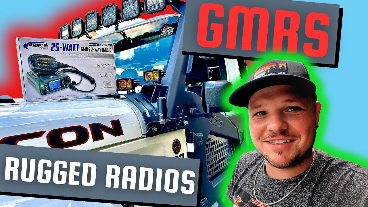 Установка радиоприемника GMRS для Jeep JL: крепление антенны на заказ для связи в условиях бездор...