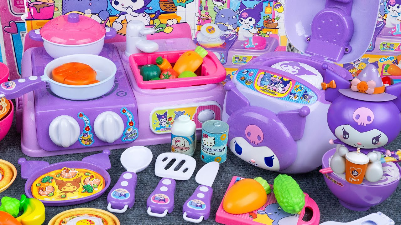 60 Minutes Ultimate Kuromi Cooking Toys Playset, Unboxing Kitchen Set Collection | Tina Review
