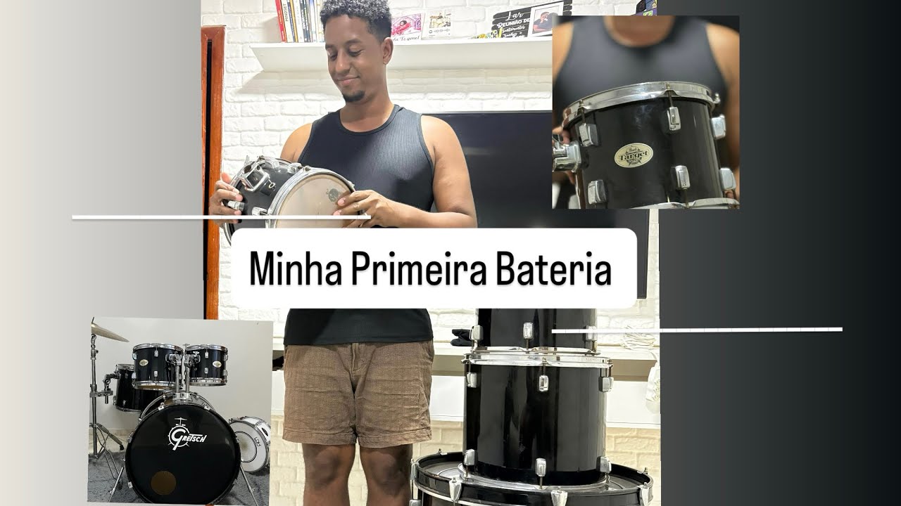 Vlog - Pearl - Minha Primeira bateria - (Limpeza&Manutenção) 