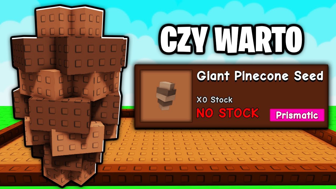 JAK ZDOBYĆ NOWY *PRISMATIC* GIANT PINECONE SEED i CZY WARTO!? w GROW a GARDEN