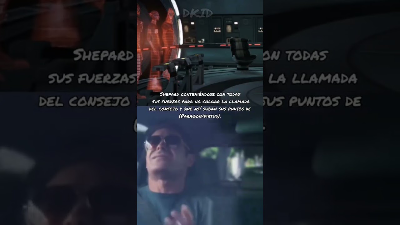 Shepard conteni&eacute;ndose con todas sus fuerzas para no colgarle al consejo. #masseffect #masseffectmeme