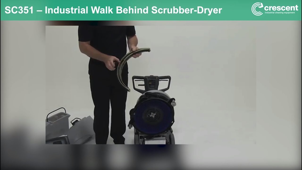 SC351 Scrubber-Dryer Machine Overview