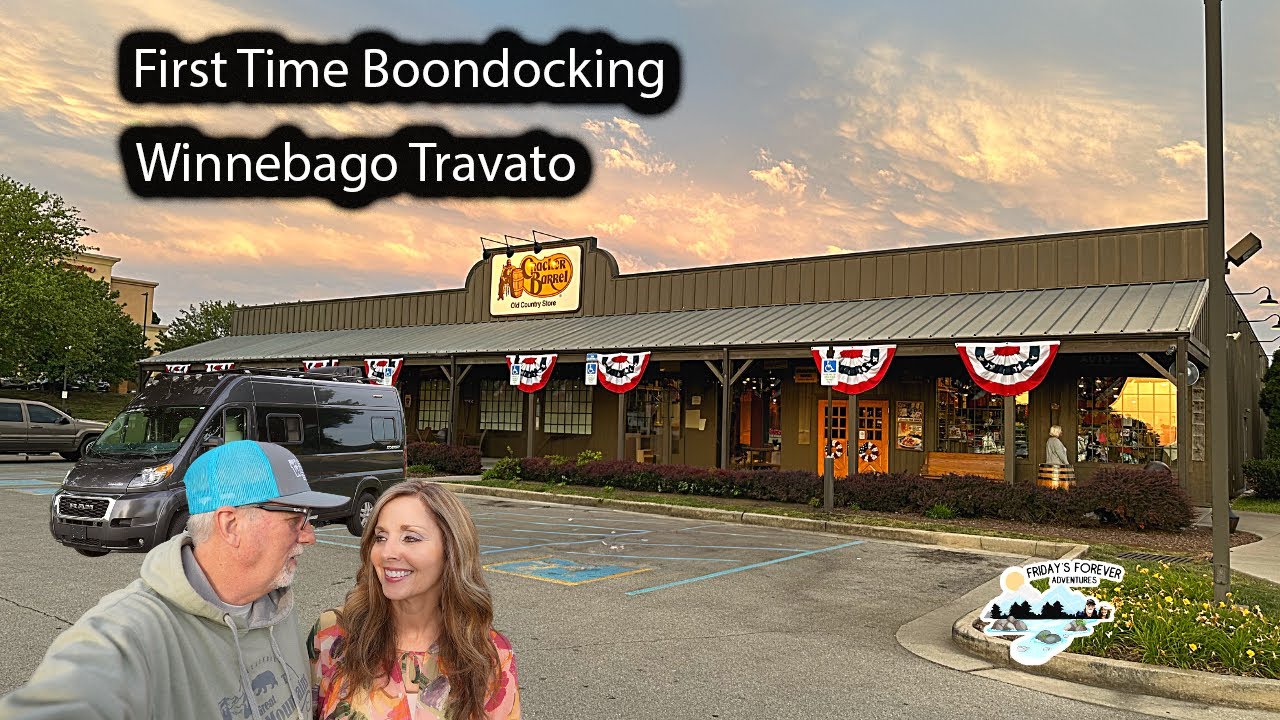 First Time Boondocking Winnebago Travato Cracker Barrel | Lenoir City Tn Tour | Calhoun's Restaurant