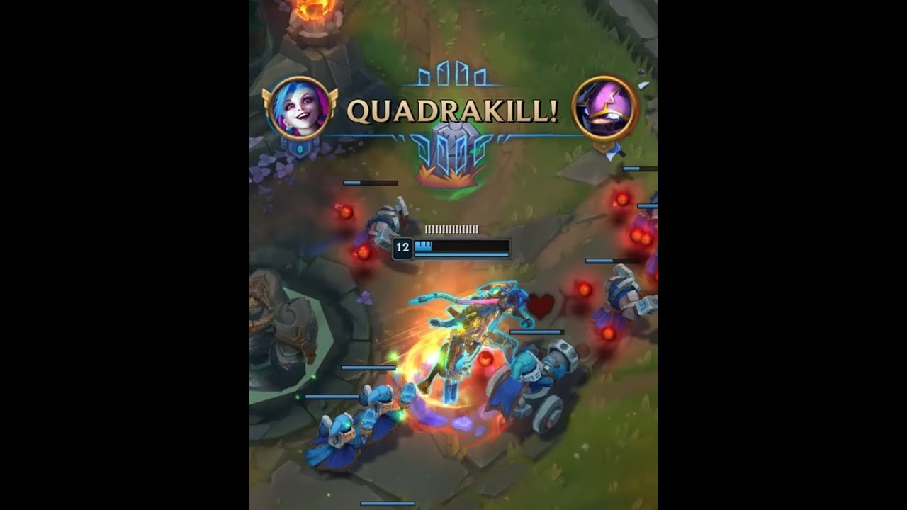 Jinx OTP Ranked Game Quadra Kill