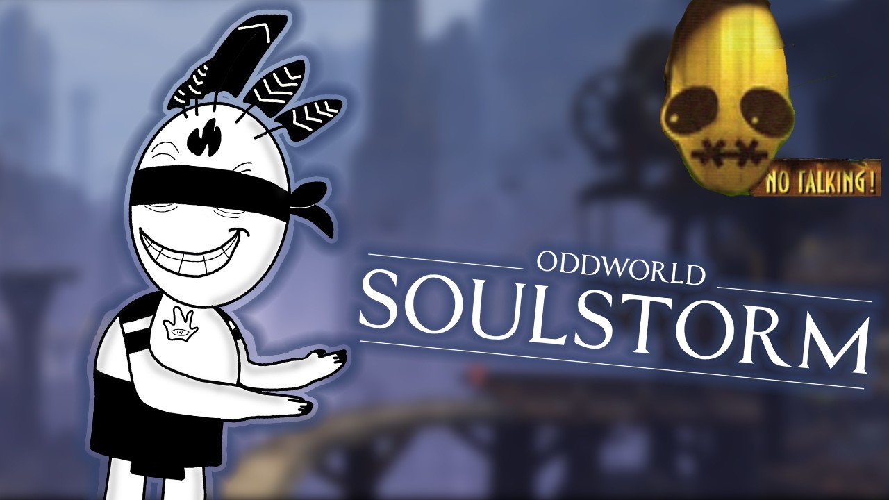 Playing Lorne Lannings favourite Oddworld game BLINDFOLDED, because today is his birthday