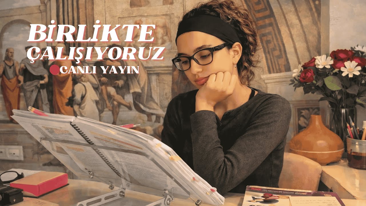 Birlikte Ders Çalışalım | Study With Me  • 120min study /30min break • Fireplace Sound/Şömine Sesi