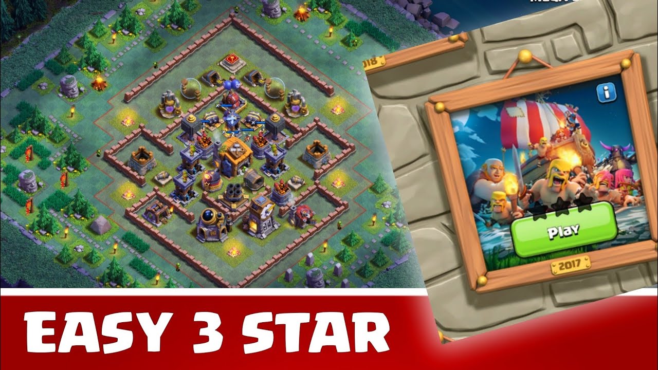 How To Complete 10 Years of Clash Challenge Event in coc - 2017 Map | Coc New Event Attack