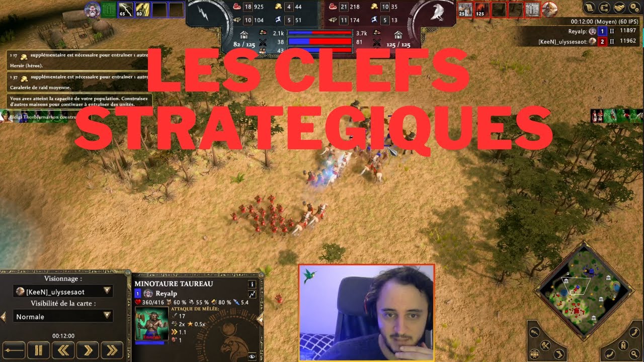 ZEUS CONTRE ODIN NIVEAU PRO - ANALYSE D'UN MATCH UP - AGE OF MYTHOLOGY RETOLD