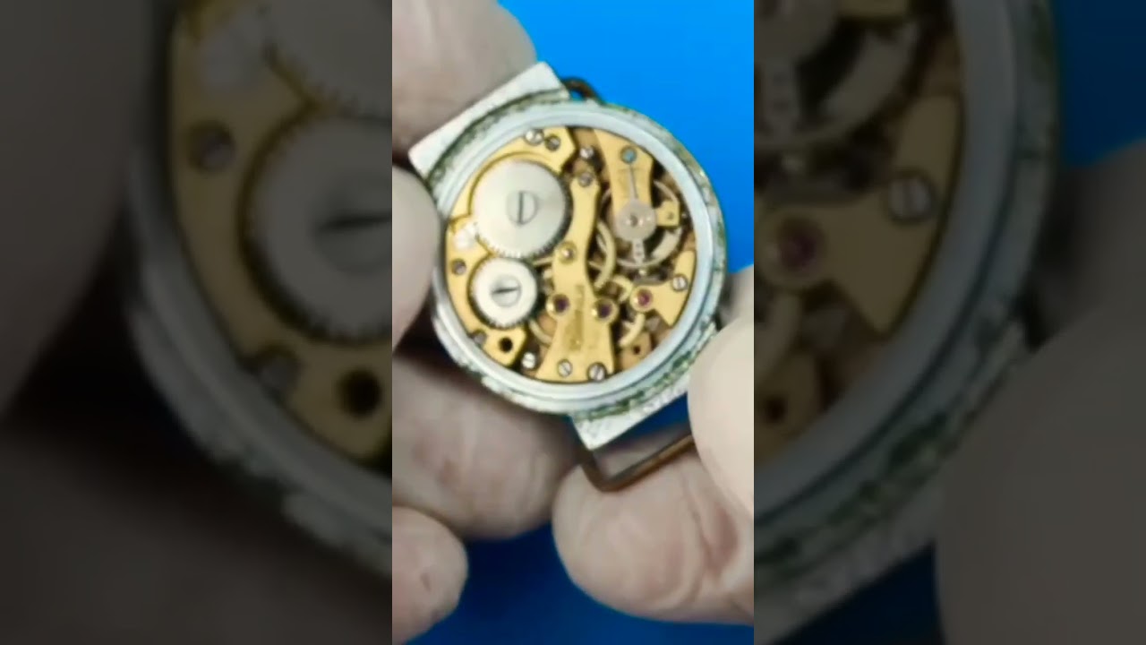 Swiss Watch Restoration AZETA (Liban) Vintage Watch from the period of the WW2 repair watch годинник