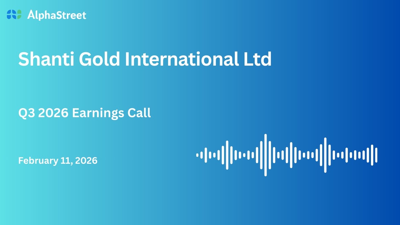 Shanti Gold International Ltd Q3 FY2025-26 Earnings Conference Call