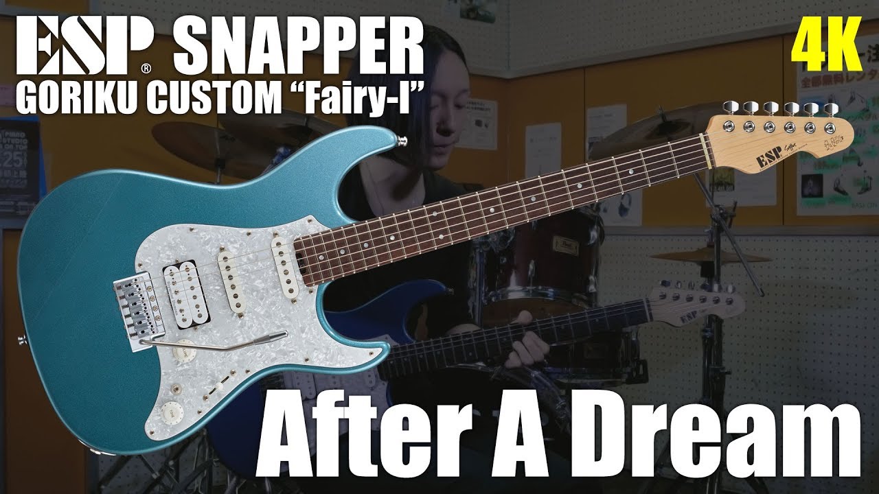 【4K】After A Dream - MAMORU GORIKU(with ESP SNAPPER GORIKU CUSTOM 