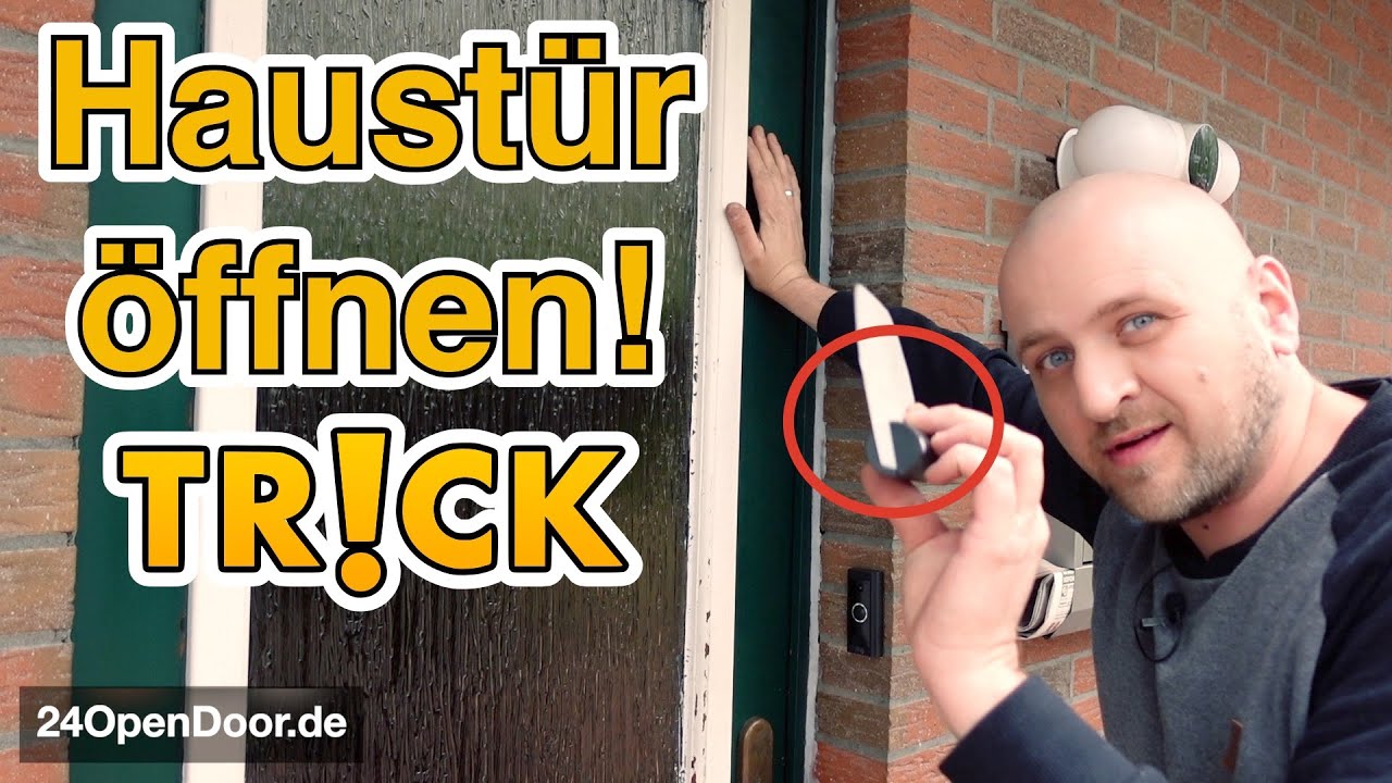 Tür mit Karte öffnen 🔑 Haustür zugefallen