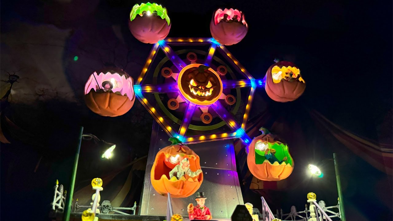 Jumping Jacks Ferris Wheel Review - NEW for 2025 Lemax Spooky Town
