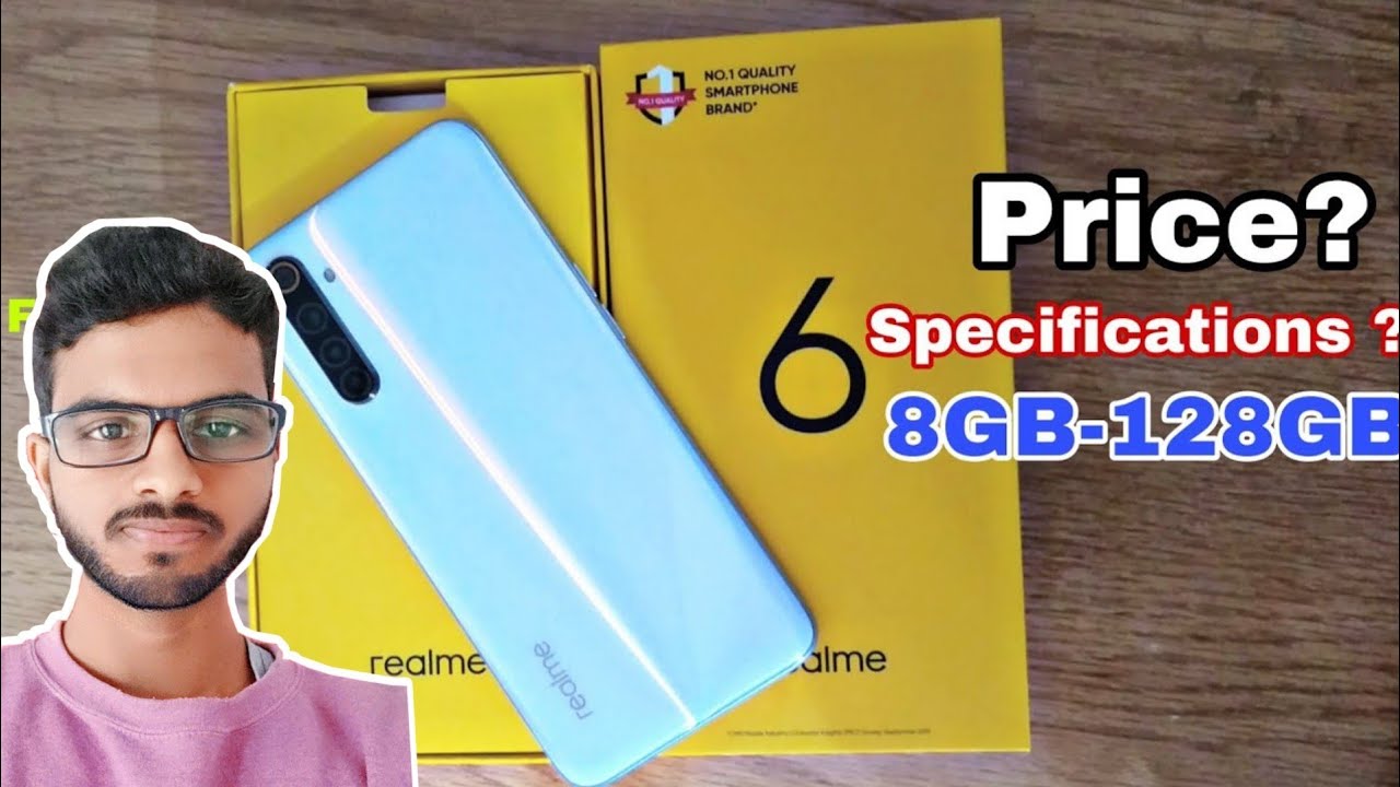 Realme 6 comet white 8GB-128Gb Unboxing& review // best gamming phone2020//powerfull processor