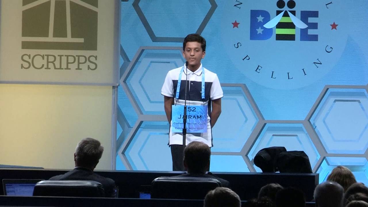 Spelling Bee co-champion Jairam Hathwar