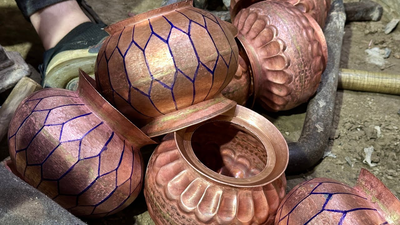The Sound of Craft — Forging an Arabic Copper Kettle by Hand⚒️🔥🇮🇷