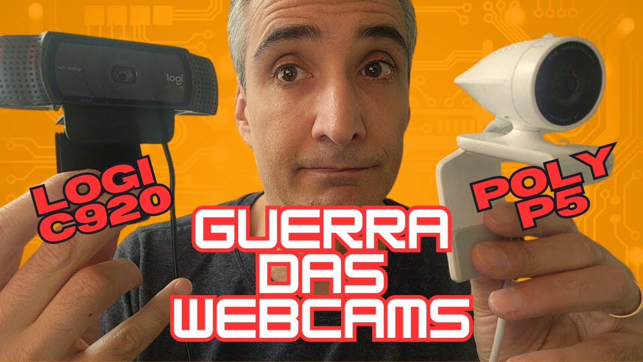 Poly Studio P5 x Logitech C920 PRO HD Webcam - Qual a melhor webcam full HD?