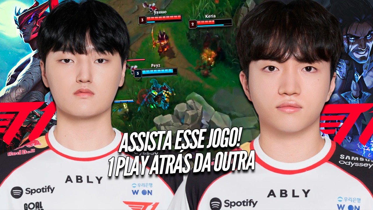 O MELHOR JOGO de YONE QUE VOCÊ VAI VER, ISSO FOI MUITOO DIFERENTE! T1 PEYZ vs T1 KERIA