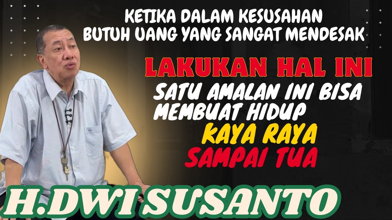 KETIKA DALAM KESUSAHAN BUTUH UANG SANGAT MENDESAK LAKUKAN HAL INI
