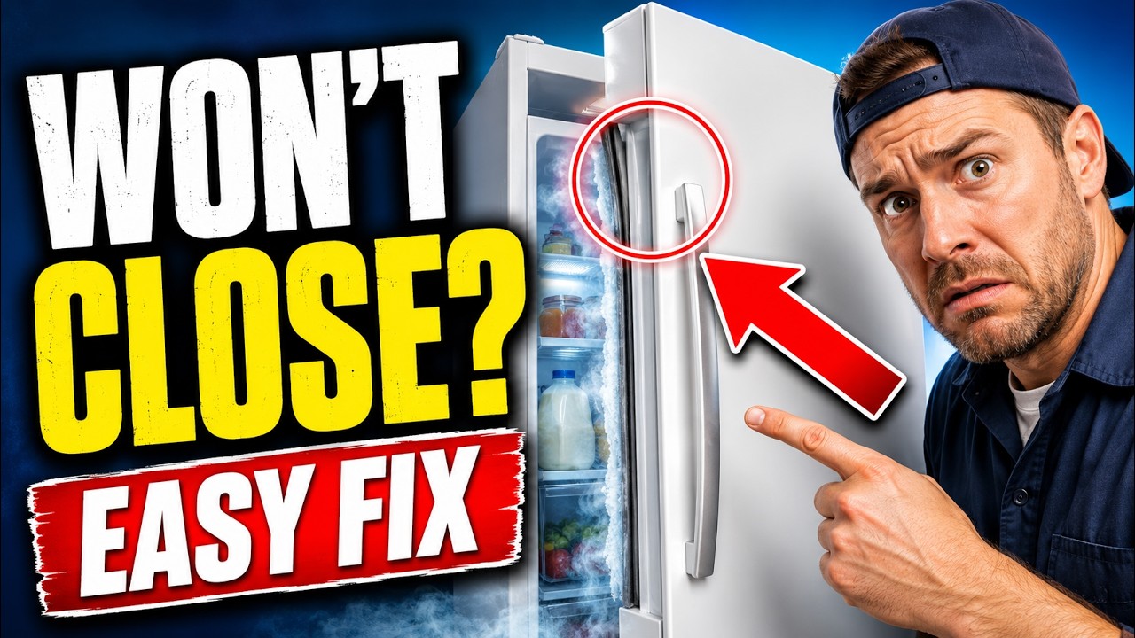 Refrigerator Door Not Closing? EASY FIX Guide!