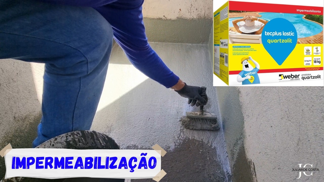 Como aplicar impermeabilizante tecplus lastic quartzolit vídeo passo a passo.