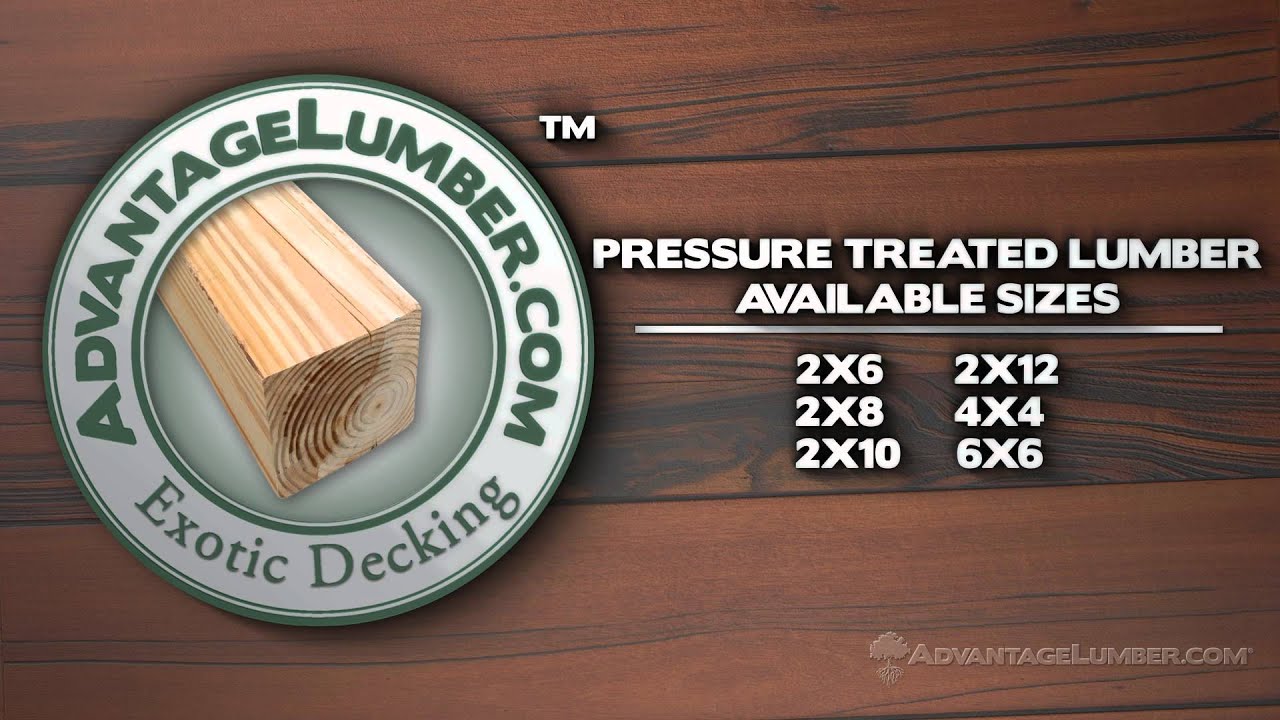 AdvantageLumber.com&reg; Pressure Treated Lumber