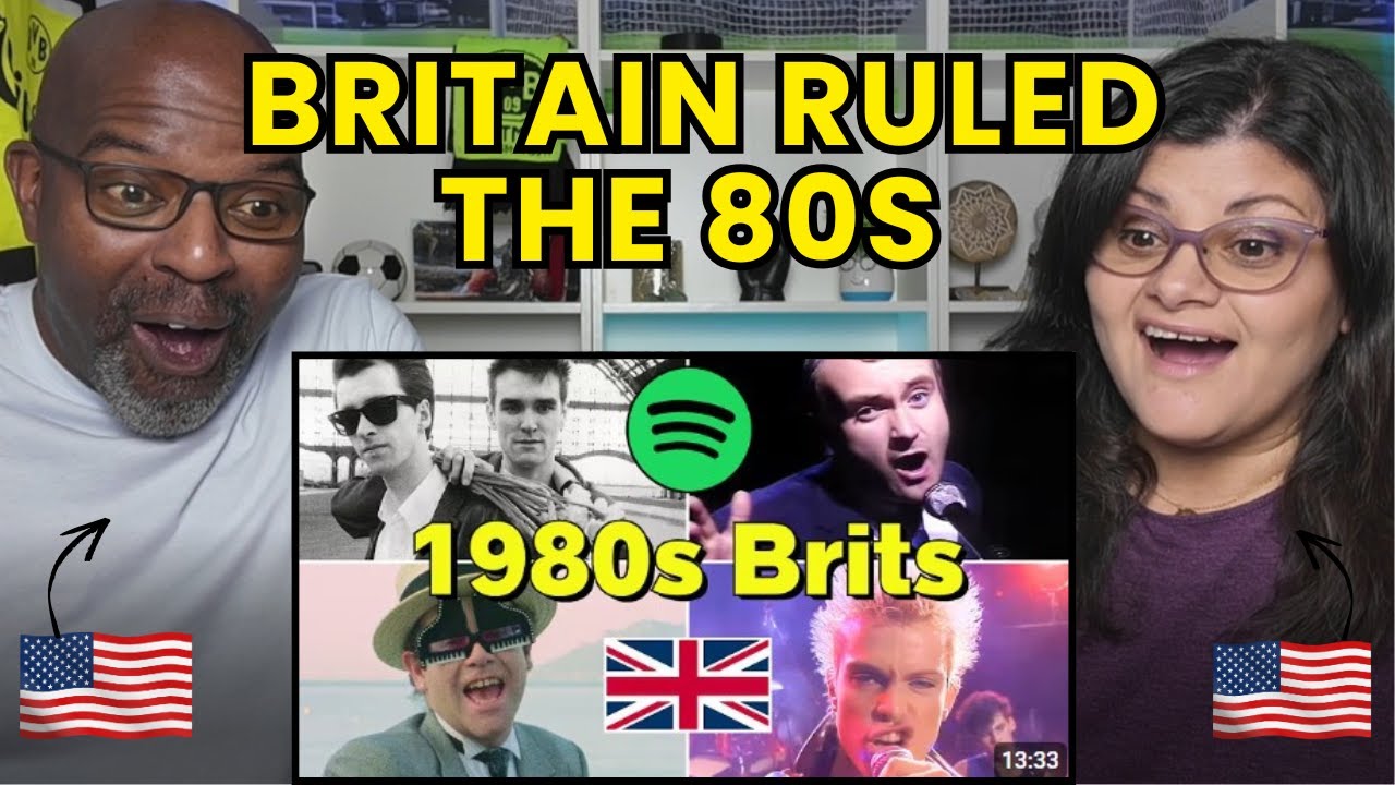 Americans React To The TOP 100 Most Streamed British 1980s Songs