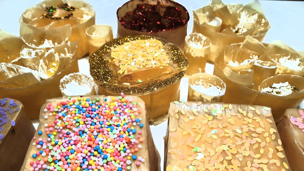 Boxes With Starch ▪︎ Satisfying Video ASMR Soap ▪︎Rainbow ▪︎ Асмр Мыло, Коробочки с Крахмалом