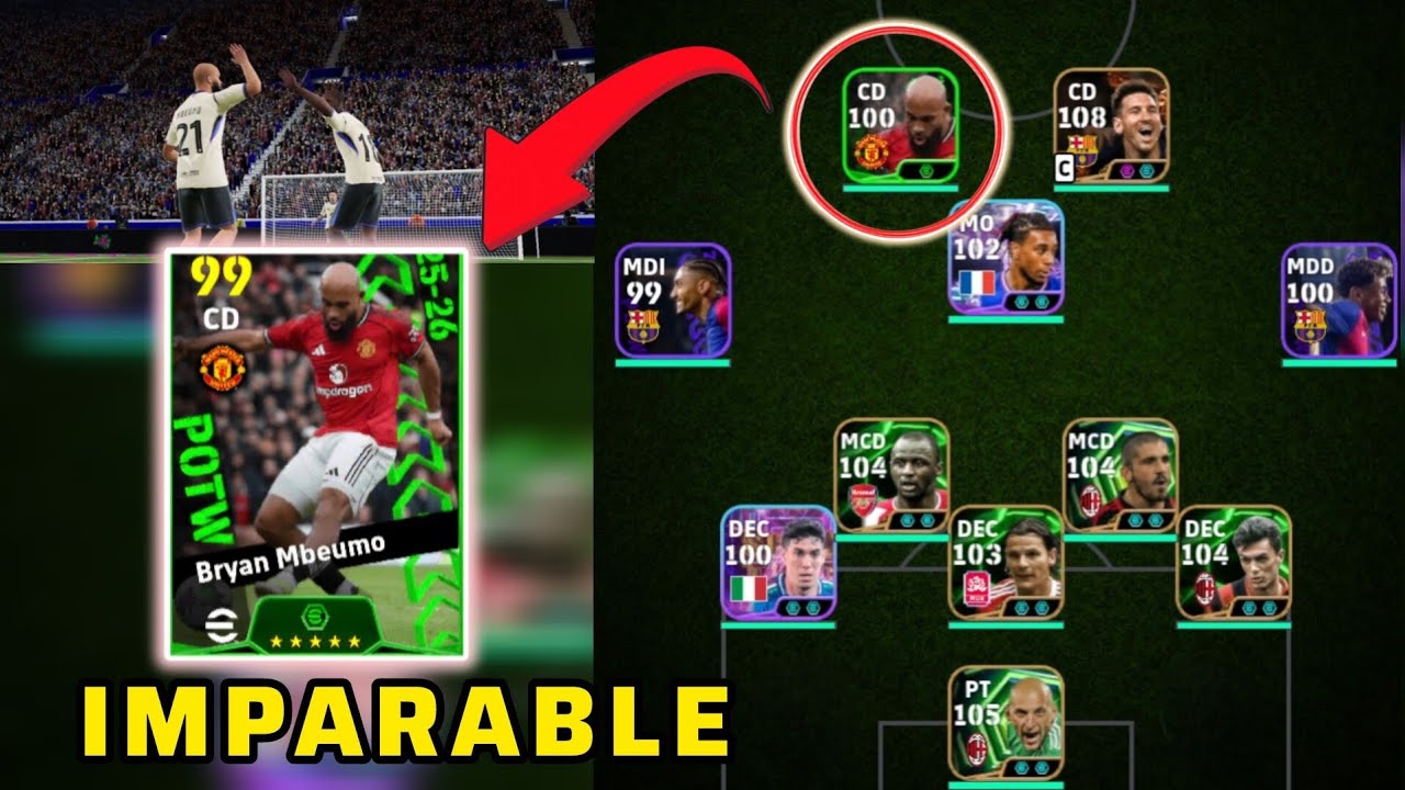 MBEUMO (POTW) es una BESTIA OCULTA 😳🔥 ¡Hizo ABANDONAR al Rival! | eFootball Mobile