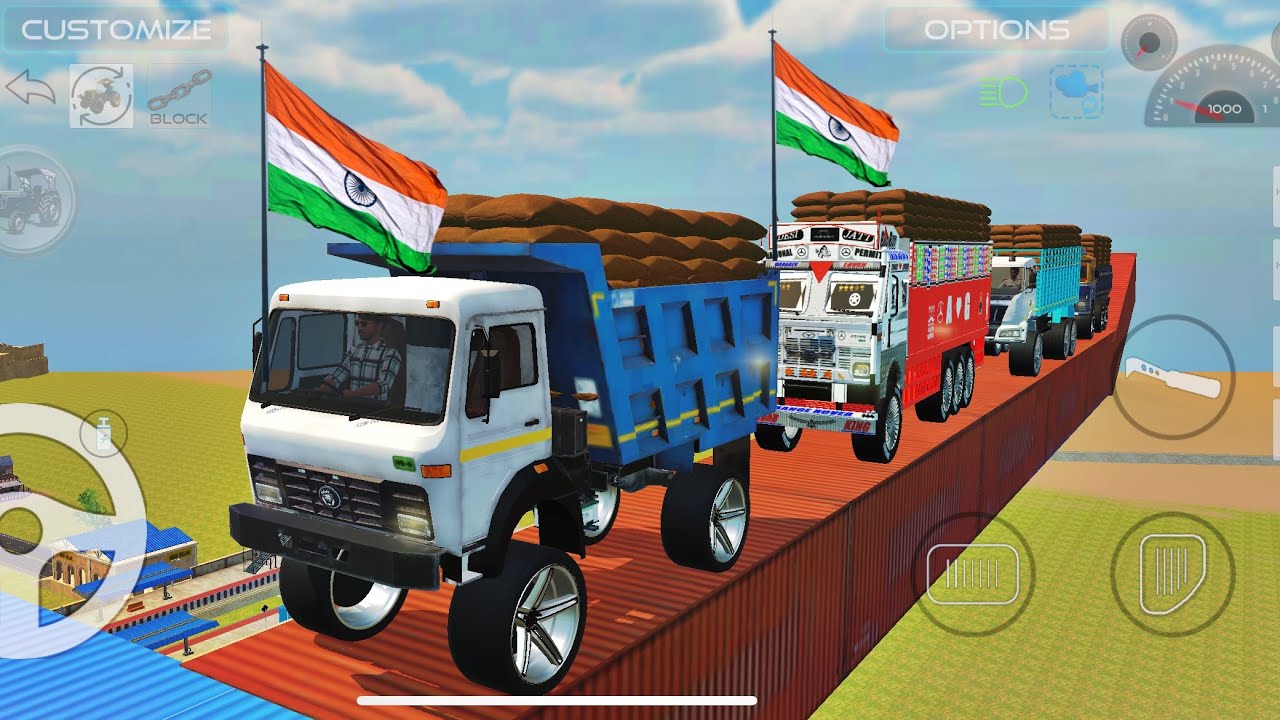 Indian vehicle simulator 3D || Drive over Load Trucks || Rohit GamerZ 
