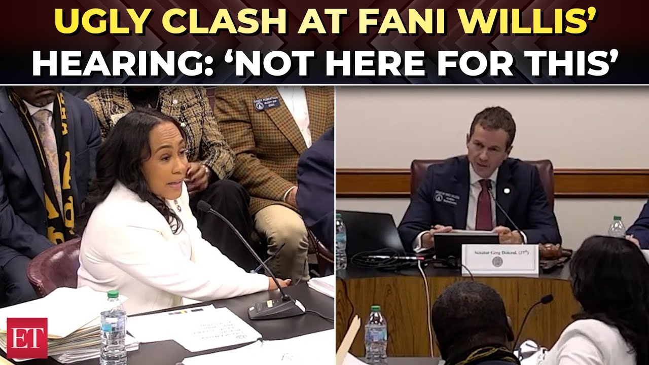 ‘You’re not here to pontificate!’: Tempers flare at Fulton DA Fani Willis’ Georgia Senate testimony
