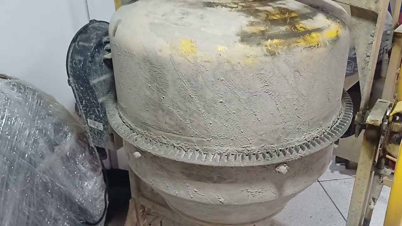 Um defeito comum em muitas betoneiras