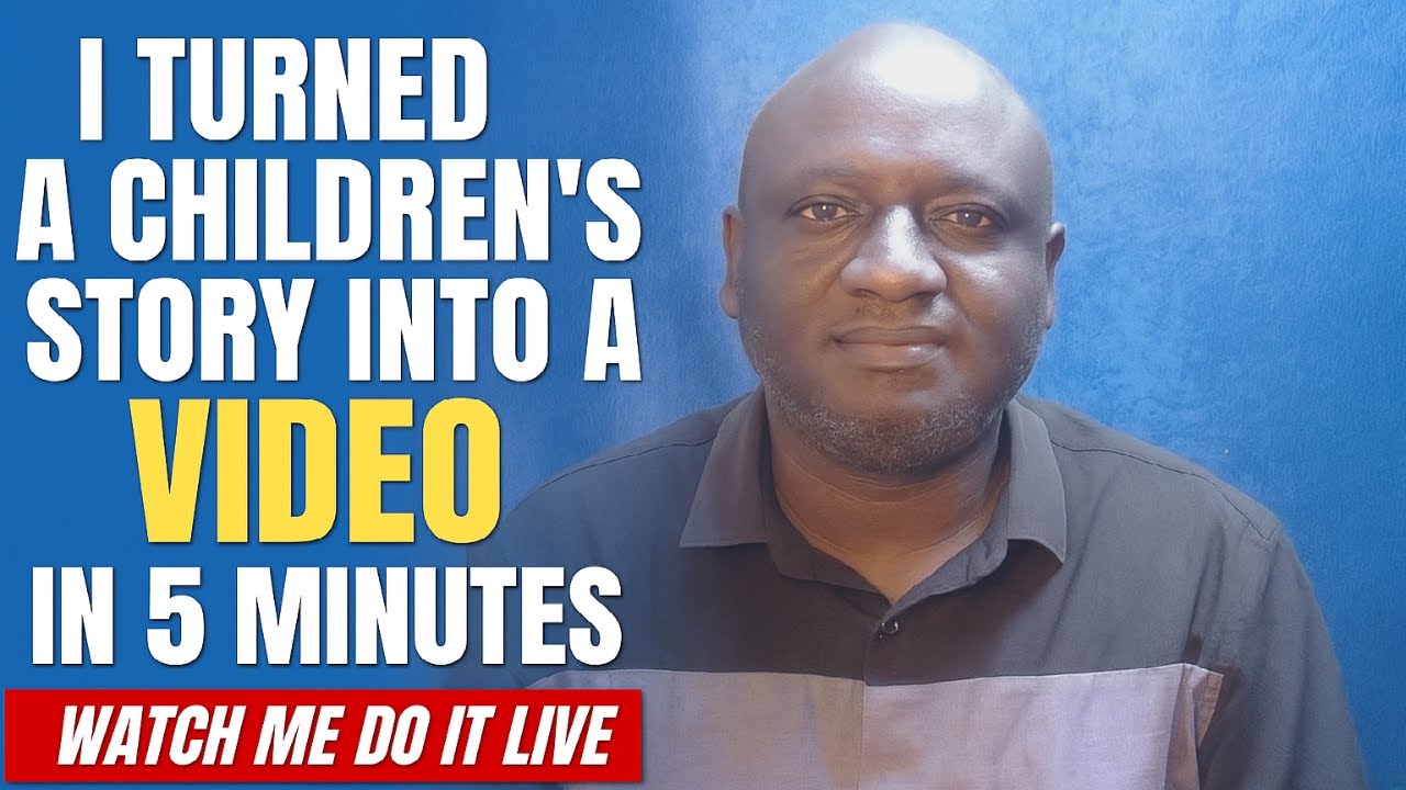 I Turned a Children’s Story into a Video in 5 Minutes — Watch Me Do It Live