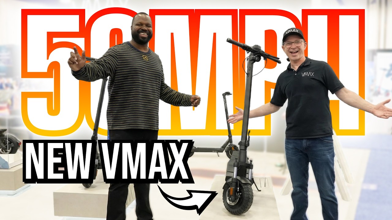 Компания VMAX представила 3 ​​новые модели электросамокатов на выставке CES 2026.