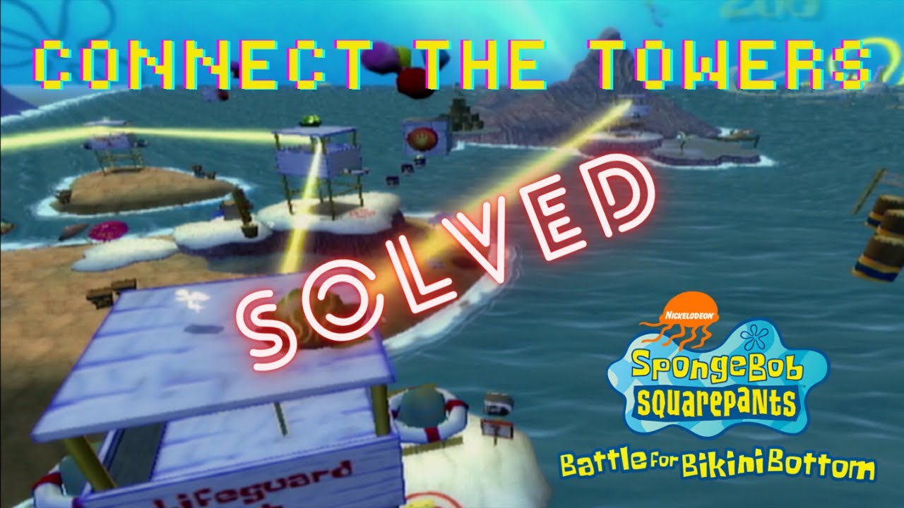Connect The Towers - Goo Lagoon (SpongeBob SquarePants Battle For Bikini Bottom)