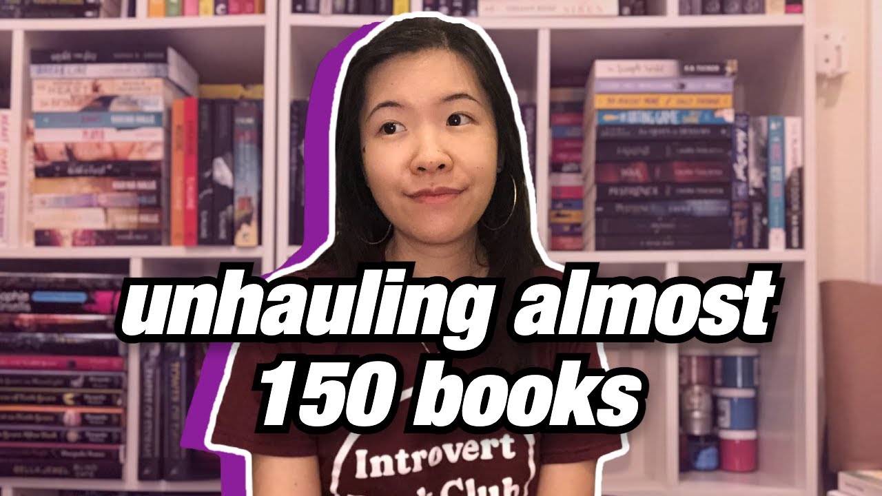 Unhauling Almost 150 Books from My Shelves