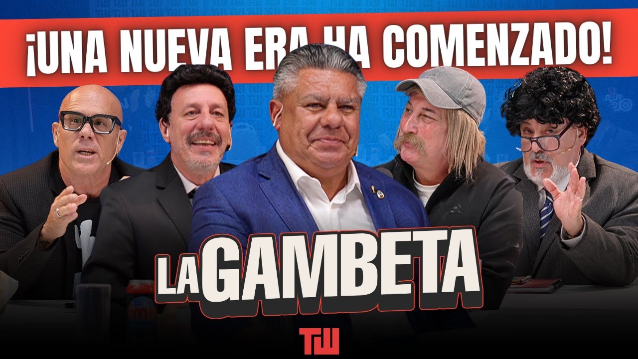El Chiqui Tapia y la estatuilla original | #lagambeta | 08/04