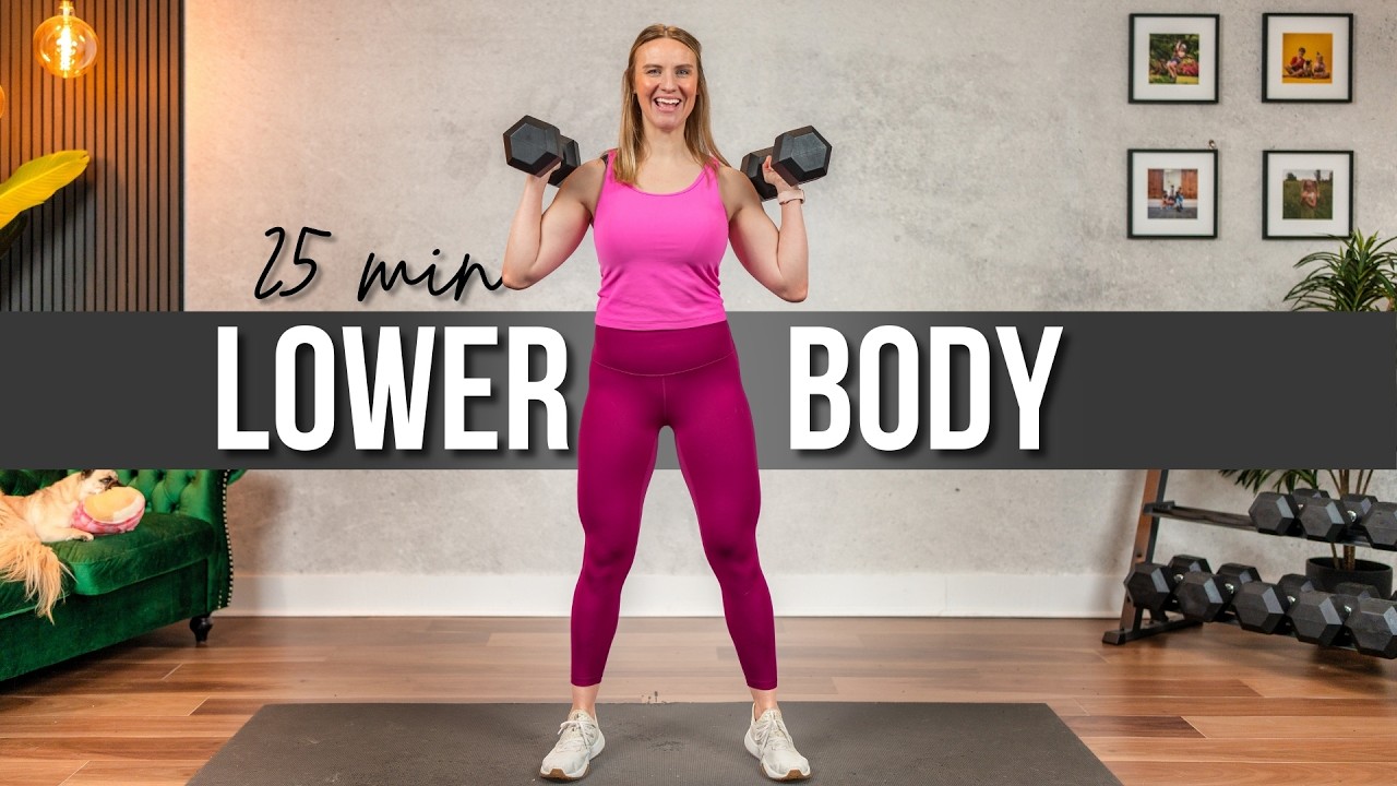 25 min. CLASSIC Lower Body (Quads, Hams, Calves) Strength Training
