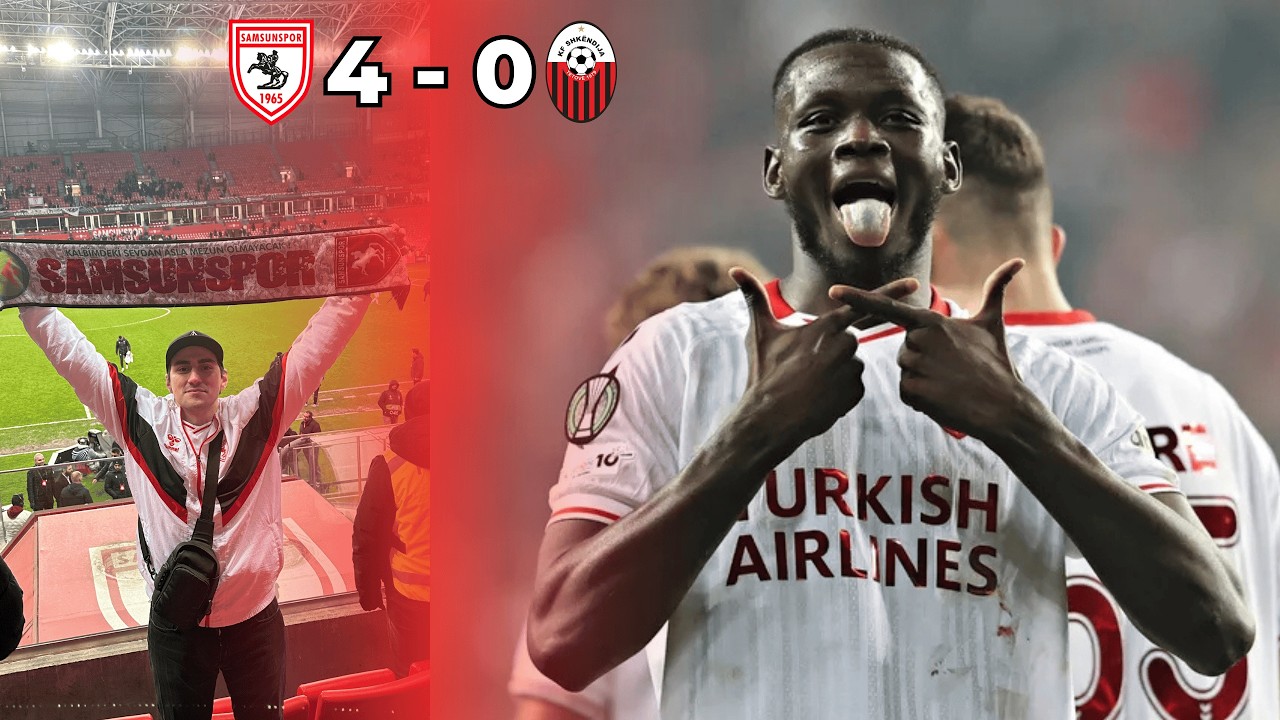 TARİH YAZDIK! | 26.02.2026 | Samsunspor 4-0 Shkëndija (5-0) | Avrupa’da İLK KEZ SON 16! 🔥