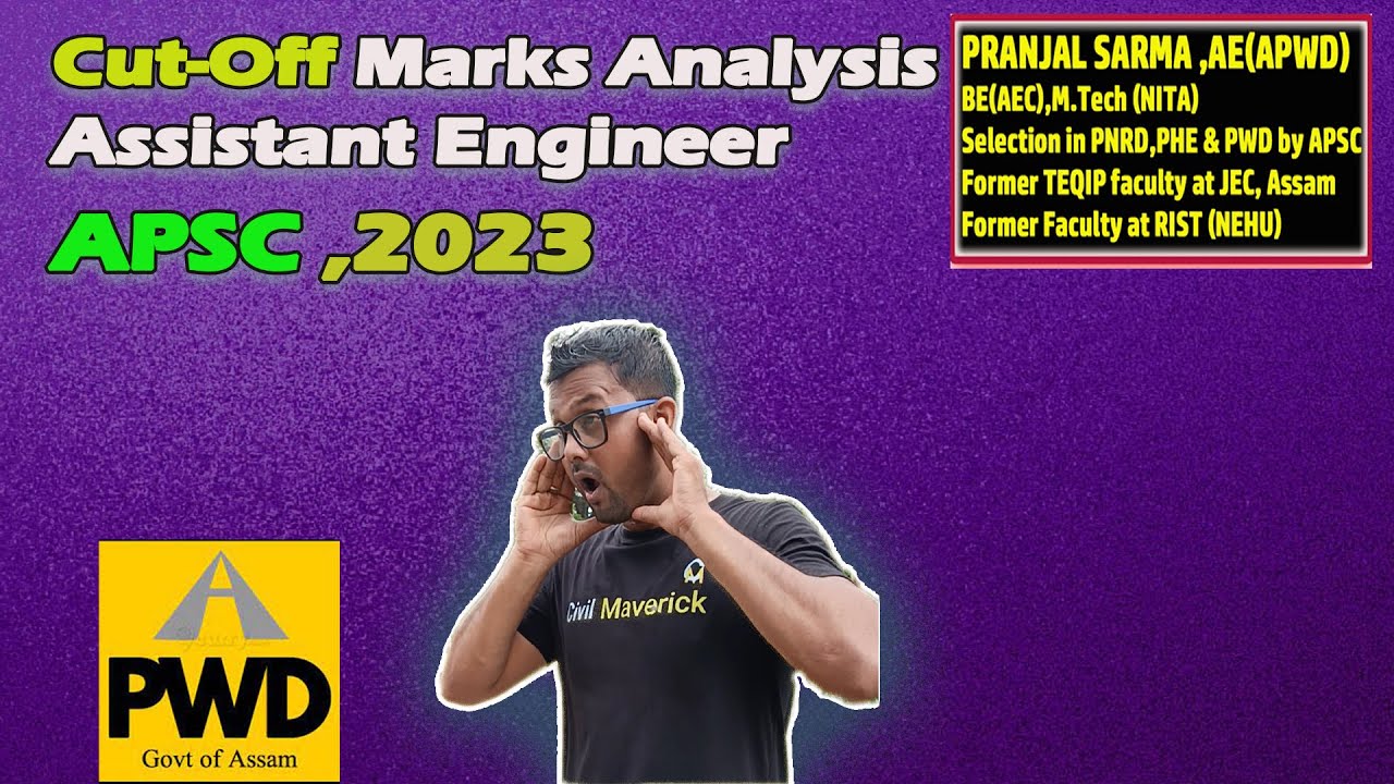 APSC PWD 2023 (AE) Cut-Off Marks Analysis