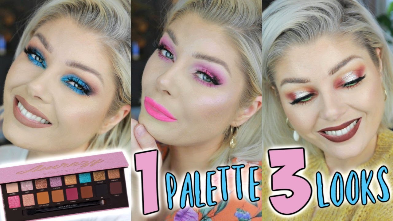 Anastasia Amrezy 1 Palette 3 Looks + My Thoughts