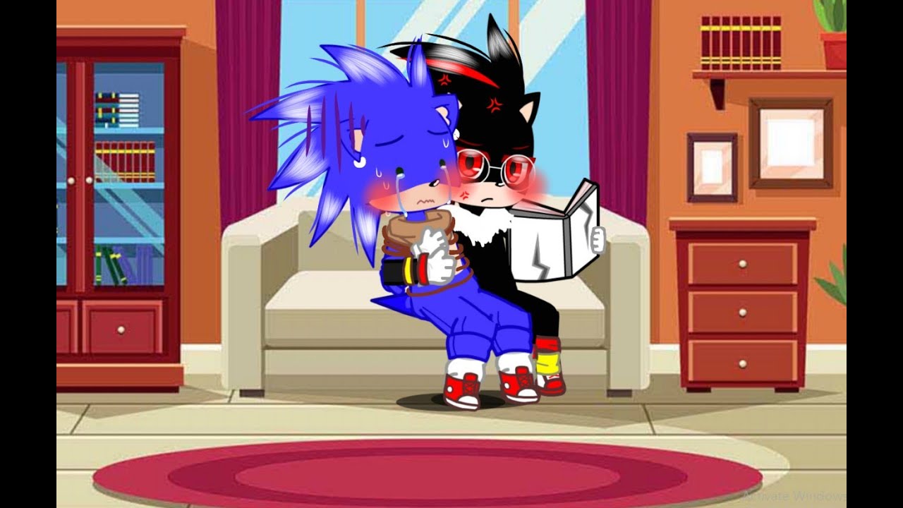 💢🦔🖤💞 You are mine alone. 💢🦔🖤💞 ||💙 Sonadow 🖤|| By Wana_Gacha ||