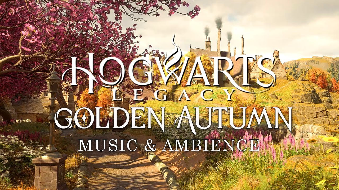 Hogwarts Legacy - Golden Autumn At Hogwarts - Calming Harry Potter Music & Fall Ambience