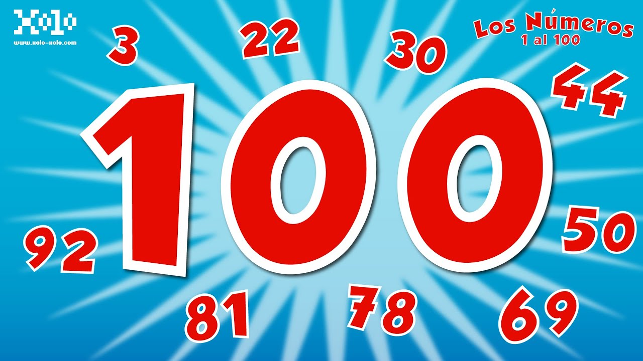 Los números del 1 al 100 en español para niños - Videos Aprende #spanishlessons #spanishlanguage