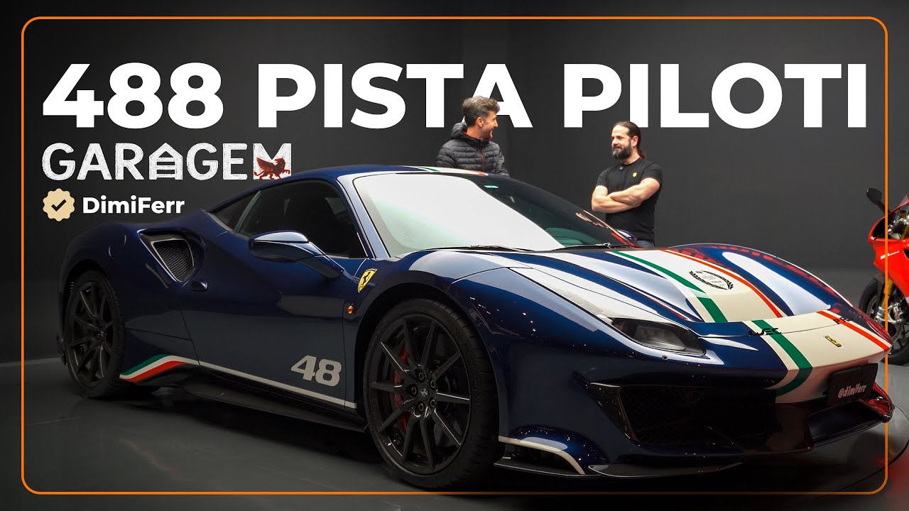 Uma garagem só de Ferraris, com uma raríssima 488 Pista Piloti!  @DimiFerr