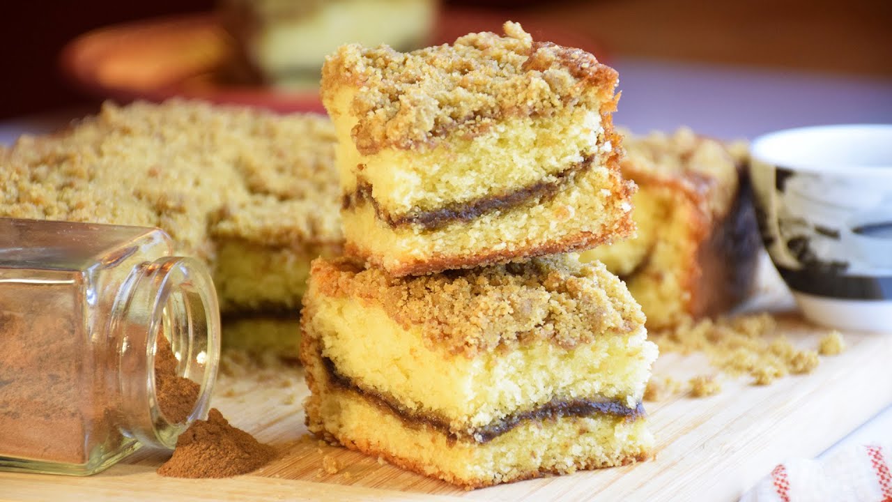 BOLO COFFEE CAKE AMERICANO | BOLO STREUSEL DE CANELA
