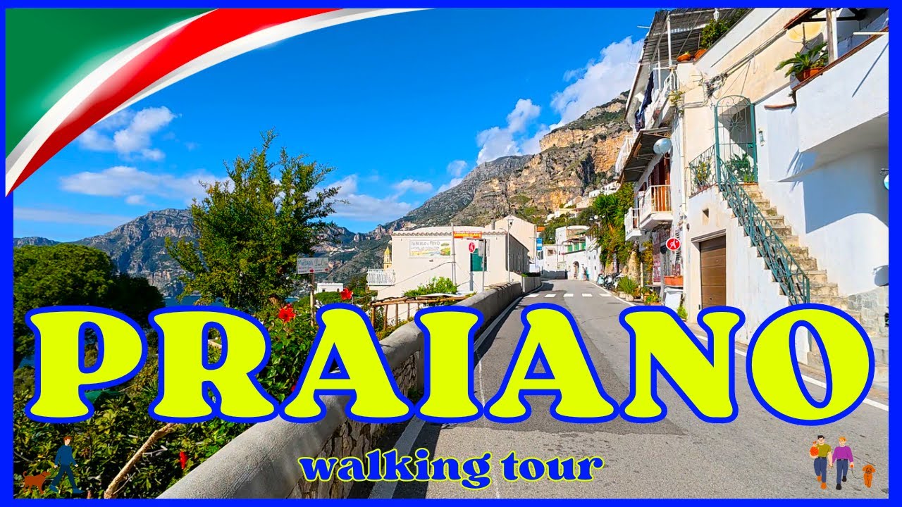 ✨️ Praiano ,  Italy  2025 ✨️ 🇮🇹  [ 4K  ]    Walking Tour    #italy   #walkingtours