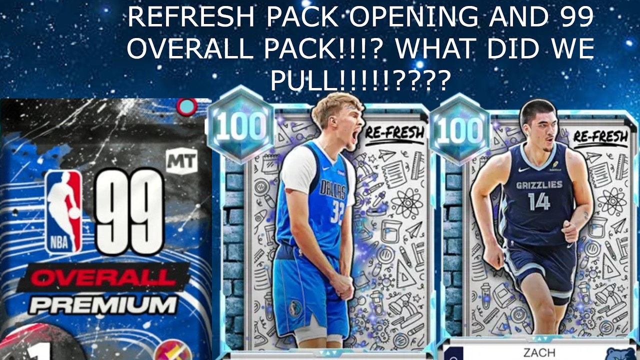 REFRESH PACK OPENING!!! 99 PACK OVERALL OPENING??? WHAT DID WE PULL??????